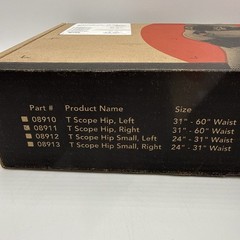 Breg T Scope Right Hip Brace 08911 31-60 Inch Waist Post Op