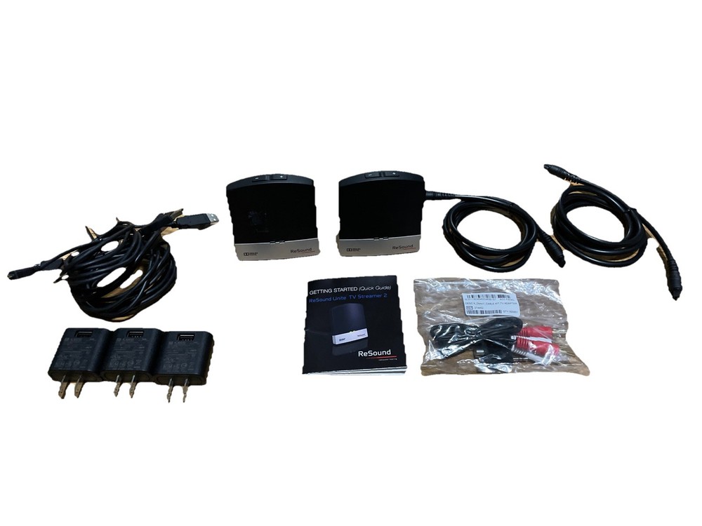 Lot Of 2 GN Hearing A/S Resound Unite TV Streamer 2 SAS-3 Dolby Digital Audio FS
