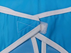 1 Adult Bib Reusable PVC Plastic Wipeable Bib