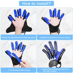 (Left+Right) Hand Function Rehabilitation Robot Gloves for Hemiplegia Recovery
