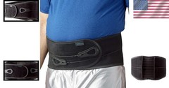 Medical-Grade Lumbar Support Brace for Herniated Disc and Sciatica, XX-Large