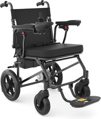 Lightweight Electric Wheelchair Foldable Power Motorized Wheelchairs 20 Mile New