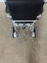 Foldawheel Foldable Power Wheelchair Joystick Footrest Black/Silver