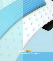 Back Stretching Device for Herniated Disc Sciatica Pain Relief Immediate Blue