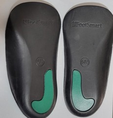 FootSmart IsoArch Orthotic Arch Support Size 6 (Womens 5-6.5/ Men 4-5.5) 1 Pair