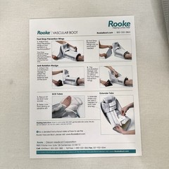 Osborn MedBoot HFS-102 Rooke VascularBoot Foot/Leg Healing New