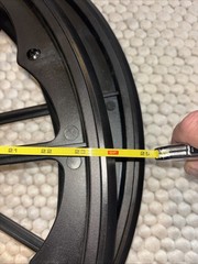 High-Quality 24-Inch Wheelchair Replacement Wheels – Durable Nylon Construction
