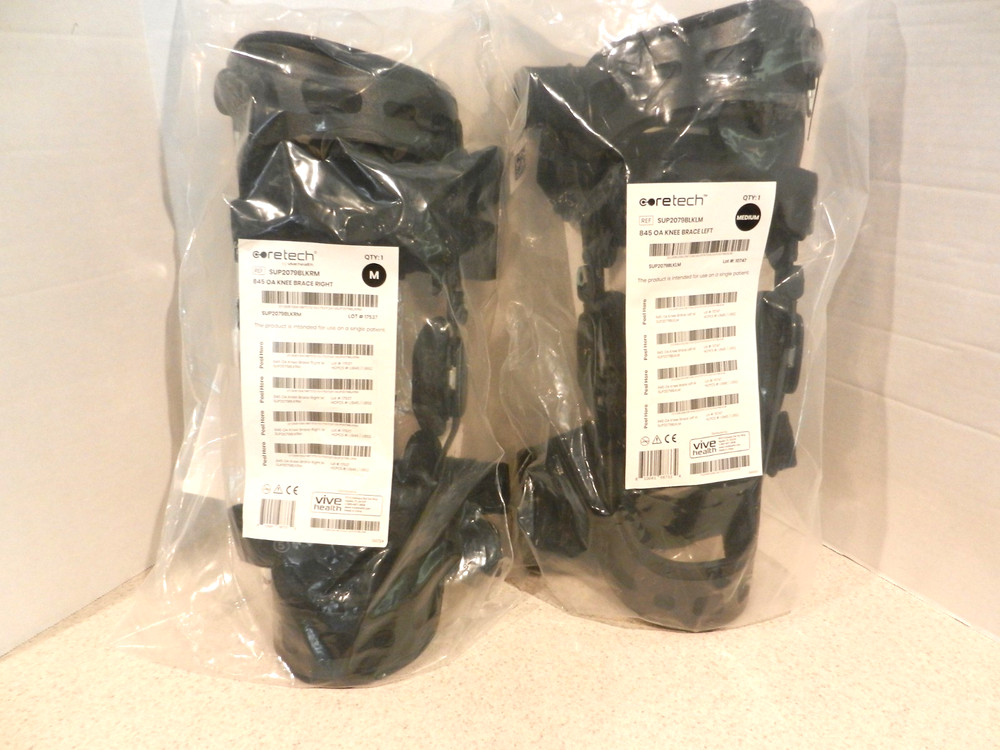 Coretech 845 OA Knee Brace Pair Left & Right Size MEDIUM ! Brand New !