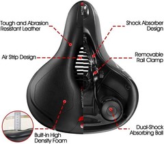 Comfortable Seat Cushion for Men Women with Dual Shock Absorbing Ball Memory …