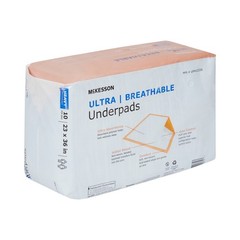 McKesson Ultra Breathable Underpads Heavy Absorbency 23X36″ UPHV2336 60 Ct