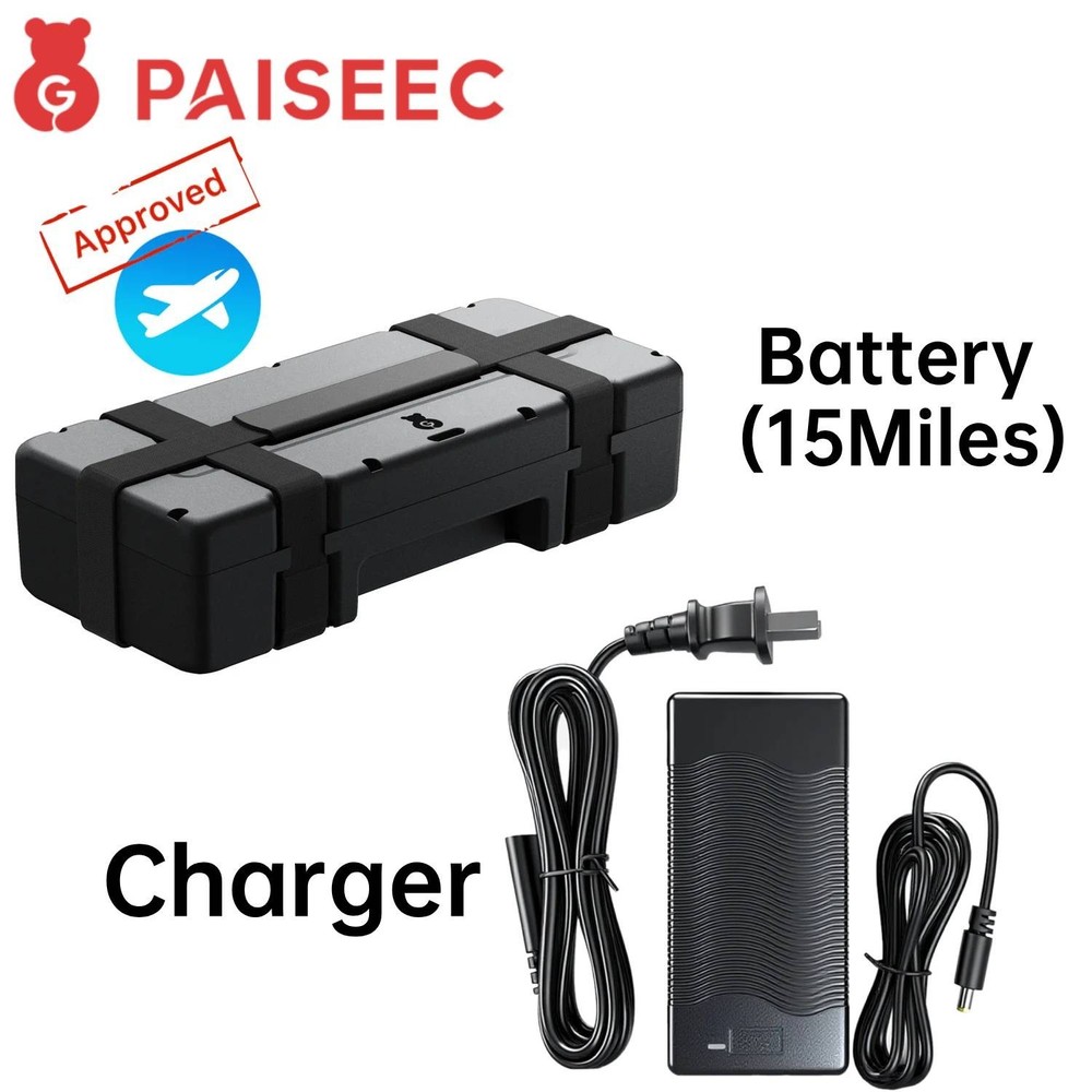 PAISEEC S3 MOBILITY SCOOTER SENIORS 25 MILES , 6 MPH MAX, 300LBS LOADING – GRAY