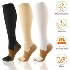 3 Pairs Best for Better Blood Flow Medical Compression Socks for Men & Women