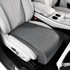 Coverado Car Seat Extender Leg Support, Leather Leg Extender Cushuin for