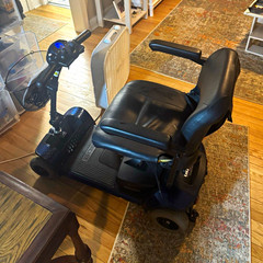 Pride Go-Go Elite Traveller 4-Wheel Mobility Scooter w/ Basket Blue