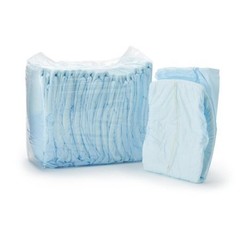Wings Plus Briefs Adult Unisex Large 45-58″ Waist Blue Refasten Tab Heavy 72