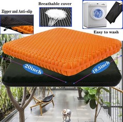 Plus Size Gel Seat Cushion for Long Sitting, Extra Large and Thick Gel Seat C…