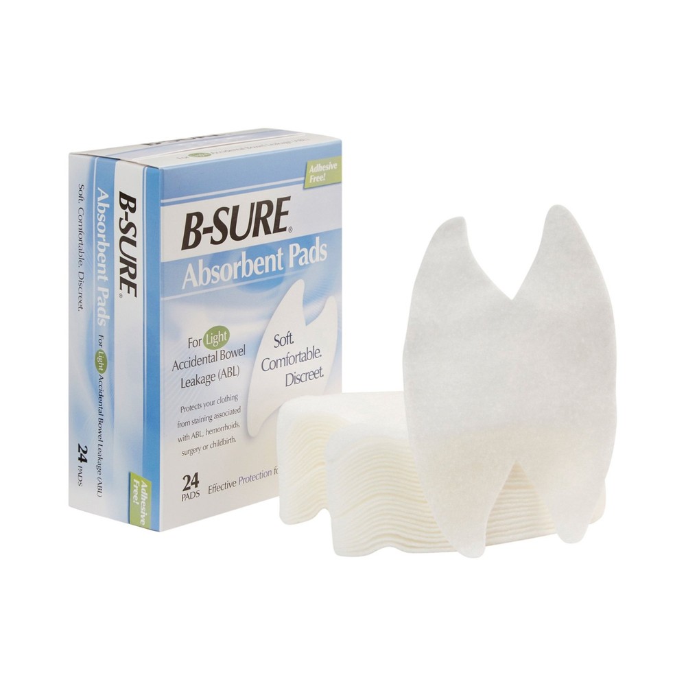 B-Sure Unisex Incontinence Liner Butterfly Shape 14-7031-224 Light 288 Ct