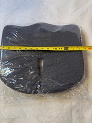 New Ergonomic Memory Foam Seat Cushion Dark Gray Approx. 15″ x 13″ Office, Car