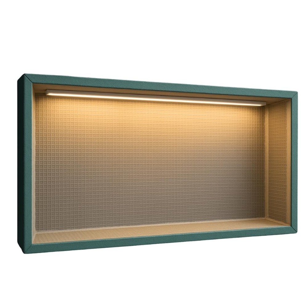 Shower Niche Insert Tile Ready with LED Light, 14×22 Inches – Recessed Wall N…