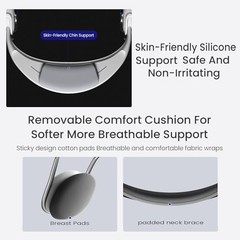 Adjustable Neck Brace with Rotatable Head Support for Neck Support