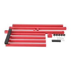 800LB Capacity Adjustable Truck Bed Lift Universal Red Powder Coated Steel 36″