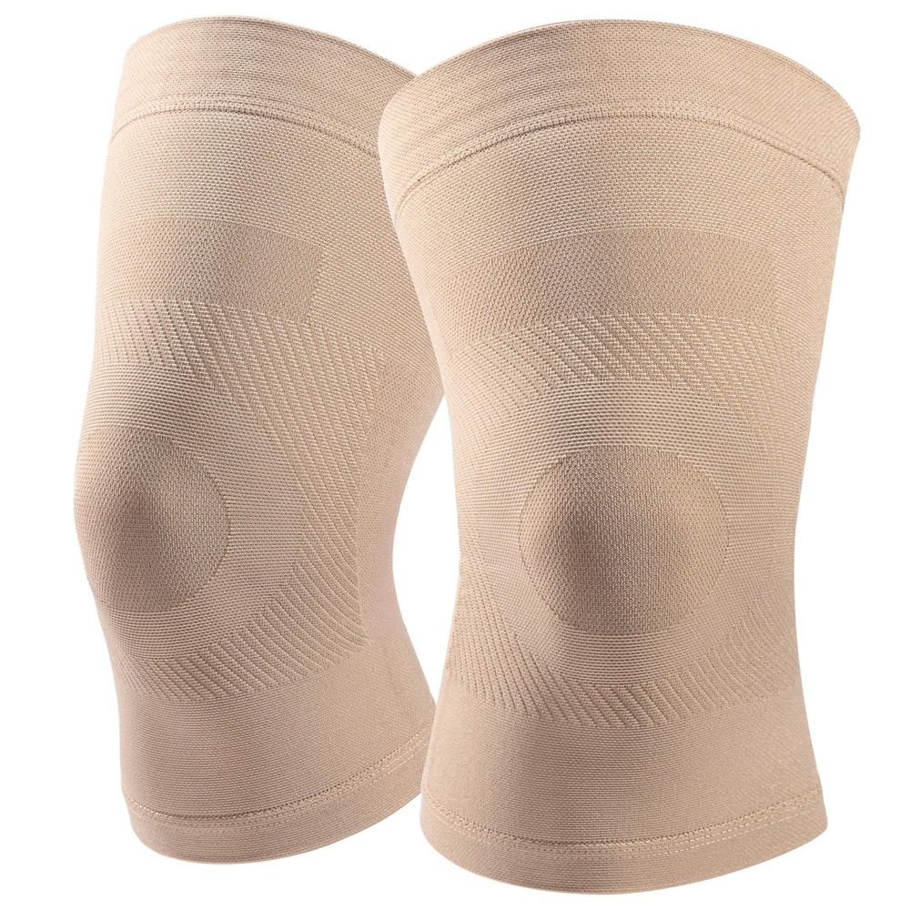 Knee Compression Sleeves, 1 Pair, Can Be Worn Under Pants, 20-30mmHg Strong S…