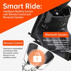 Heavy Duty Two Seater Mobility Scooters for Seniors & Adults 500lbs Capacity