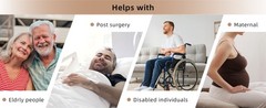 Adjustable Bed Rails for Elderly Adults Bed Assist Rail with Non-Slip Handle