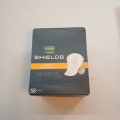 New Depend Incontinence Shields for Men Light Absorbency Guard Drips 58 Ct (11c