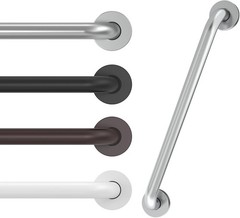 16 Inch Grab Bars for Wall Brush Nickel, Safety Shower Grab Bars for Seniors Eld