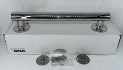 KOHLER 11891-S Purist 12” Grab Bar for Bathtubs Showers Polished Stainless NOB