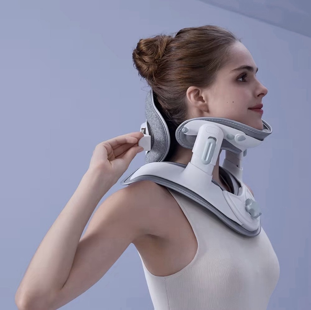 Neck Brace Support ,adjustable Cervical Stretchers , For All Neck Sizes