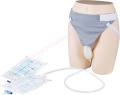 1PC Men Wearable Urinal Bag Silicone Urine Catheter Portable External Collector