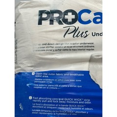 ProCare Plus Protective Underwear Maximum Absorbency Large 44-58in 50 Count Pack