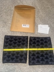 New In Packaging BodyProx Black Thigh Compression Sleeves 1 Pair XL