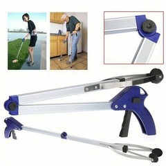 2Packs Garbage Picking Tool 81cm/ 32Inch Long Hand Picker Aluminum