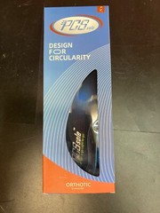 PCSsole Orthotic Arch Insoles, 220+ Lbs Gel Support, S: Men 6-7.5/Women 8-9.5