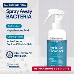 SkinSmart Antimicrobial Perineal Cleanser, Ideal for Incontinence Care and Postp