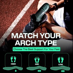 LUX Sports DualGrip Insoles Low M (Men 8-9.5 / WM 9.5-11), Multicolor