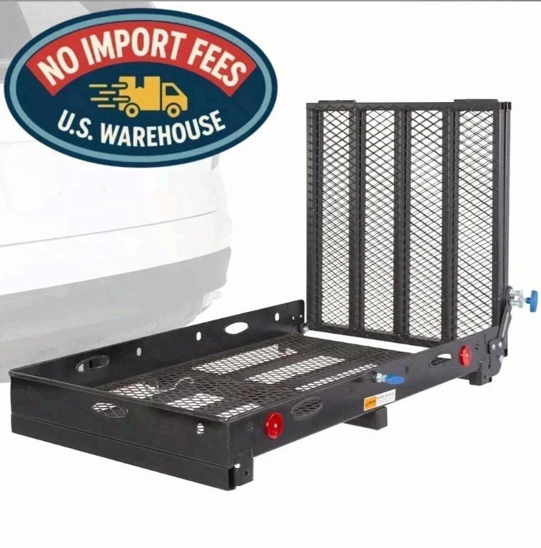 Titan Ramps Hitch-Mounted Wheelchair and Scooter Carrier – 500 lb. Capacity