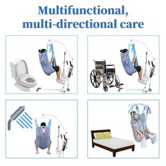 Mathgetin Full Body Patient Lift Sling Lift Sling For Transfer And Positioning