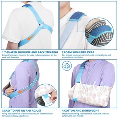 Kids Arm Sling Shoulder Immobilizer Children Wrist Elbow Injury Both Hands S
