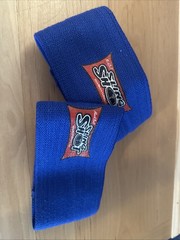 Mark Bell Slingshot Elbow Compression Cuffs (2) Size 6.5, Blue