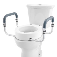 Elevated Toilet Seat, 3.5″ Increase in Height, Supports up to 300 lbs