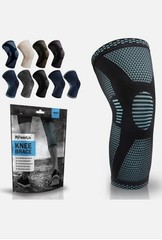 POWERLIX Leg Sleeve Knee Brace Medium Compression Support Men & Women.