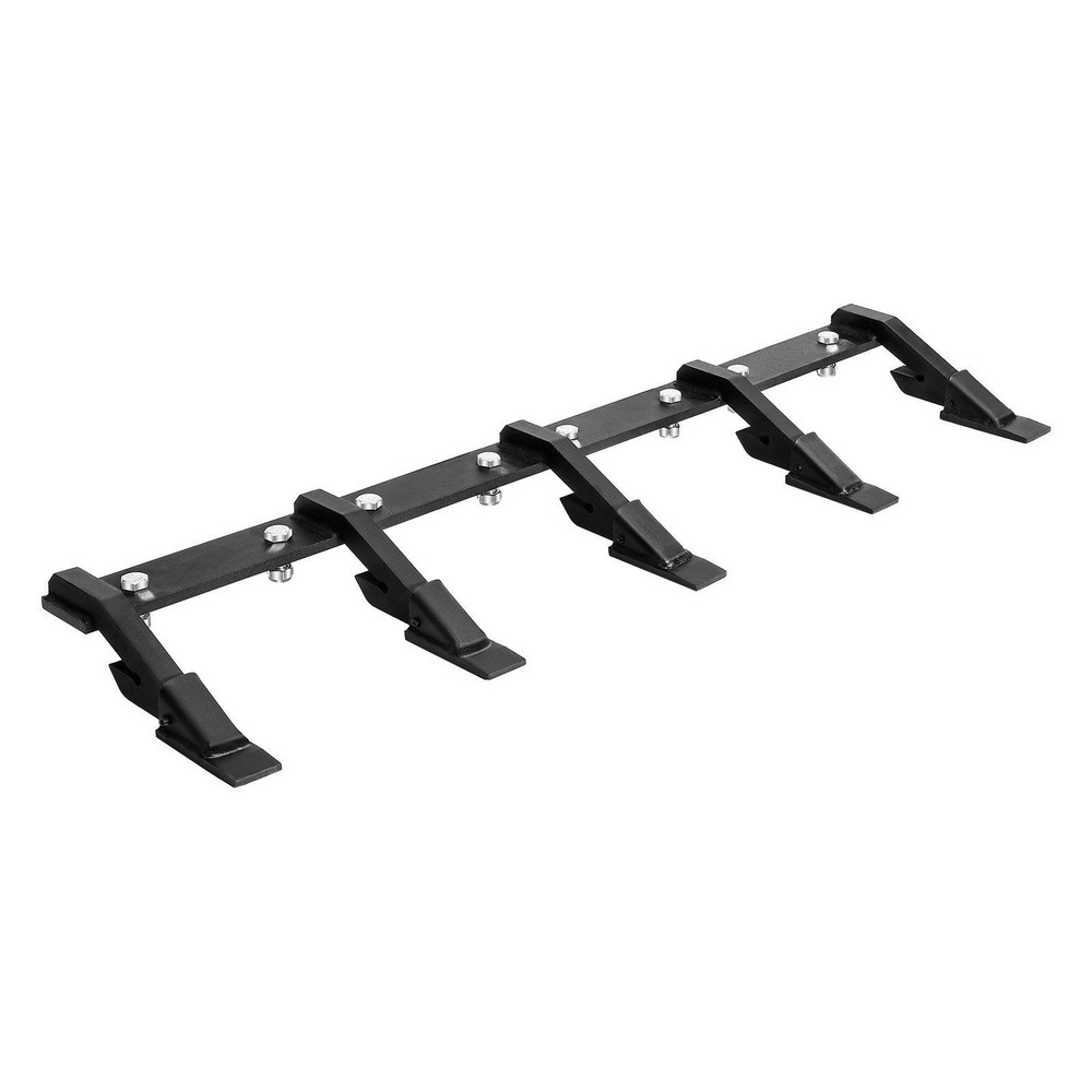 46in Q235 5-Tooth Curved Bucket Tooth Bar, 4560lb, Easy Bolt-On Install