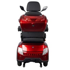 HS4W-A1R Heavy Duty 4 Wheel Mobility Scooters Red Color 1000W 60V , 700lbs Load