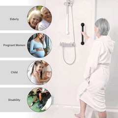 12 Inch Stainless Steel Shower Grab Bar Oil Rubbed Black Safety Handrail