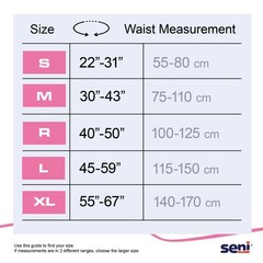 Seni Incontinence Brief Breathable / Overnight S-RE10-BQ1 Severe 40 Ct