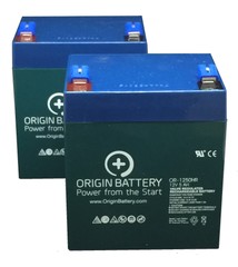 Bladez Ion 150 Battery Kit, Pair of 12V 5AH High-Rate Batteries